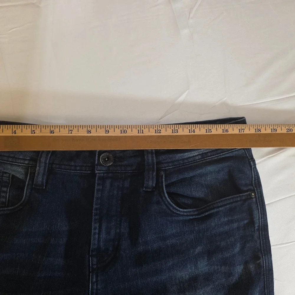 Marc Ecko Cut & Sew Jeans Mens 34x31 Blue Skinny Stretch‎ Denim Pockets Casual